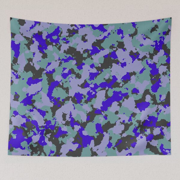 Item preview, Camouflage Blue Turquoise  designed and sold by Tshirtstory.