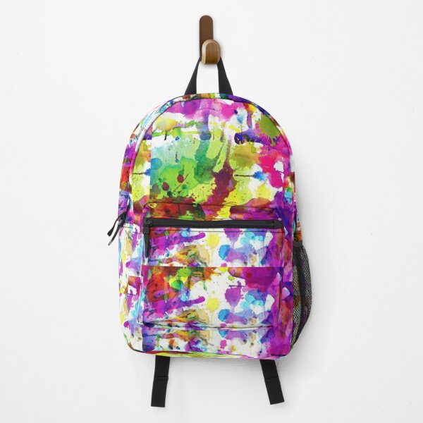Item preview, Bright Paint Splatter Squares designed and sold by unclestich.