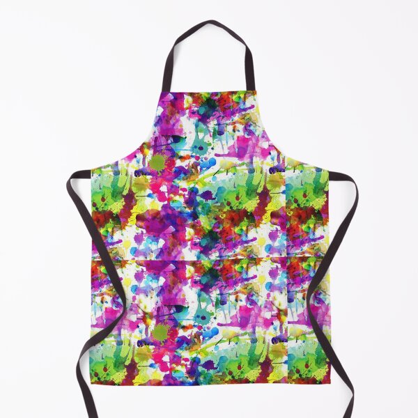 Item preview, Bright Paint Splatter Squares designed and sold by unclestich.