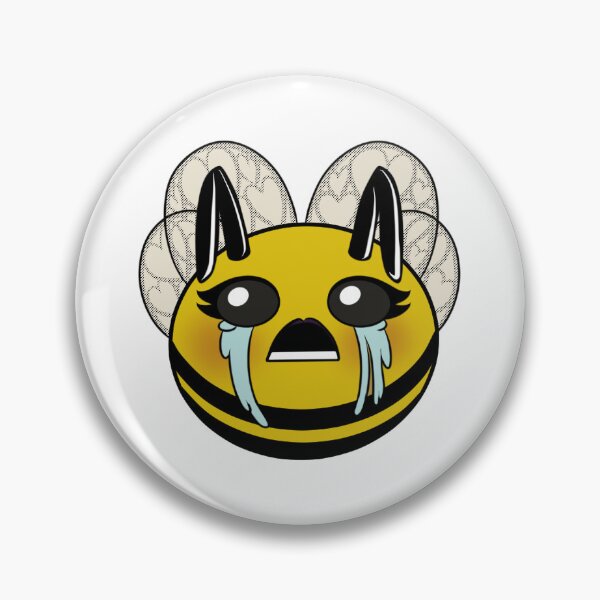 Item preview, Bee Thump Emote - White BG designed and sold by HoneyPottsArt.