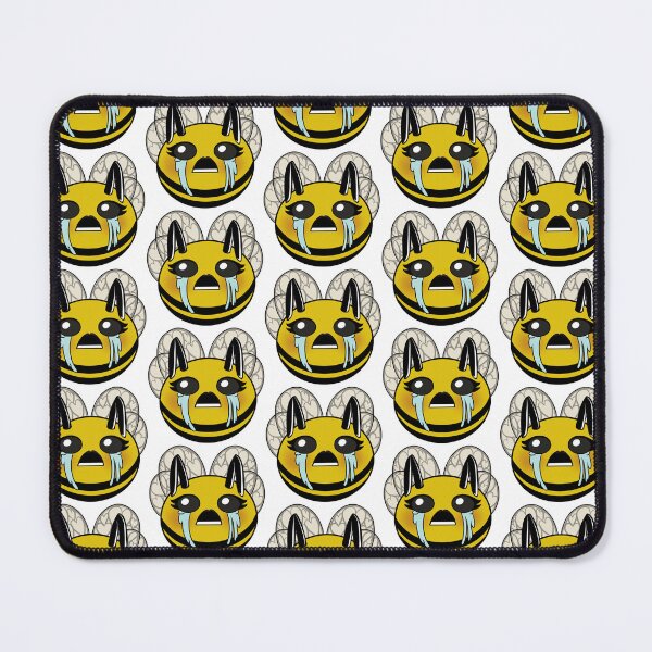 Item preview, Bee Thump Emote - White BG designed and sold by HoneyPottsArt.