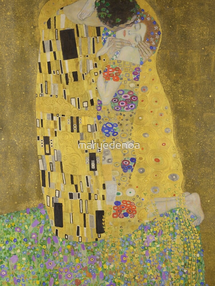 The Kiss - Gustav Klimt by maryedenoa