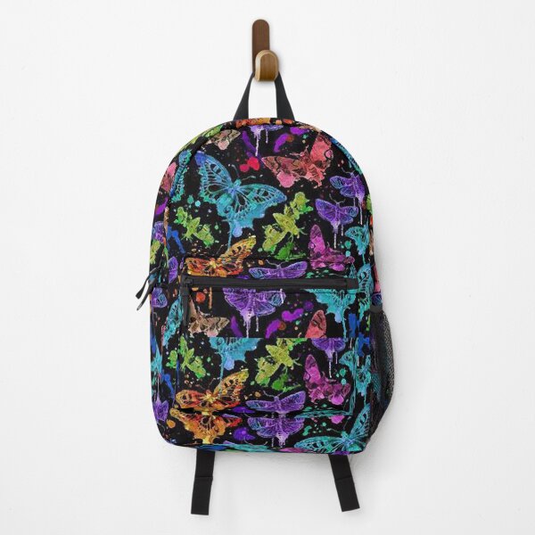 Item preview, Neon Paint Splattered Butterflies designed and sold by unclestich.