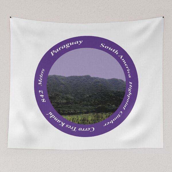 Item preview, Paraguay South America Highpoints designed and sold by janraydesigns.