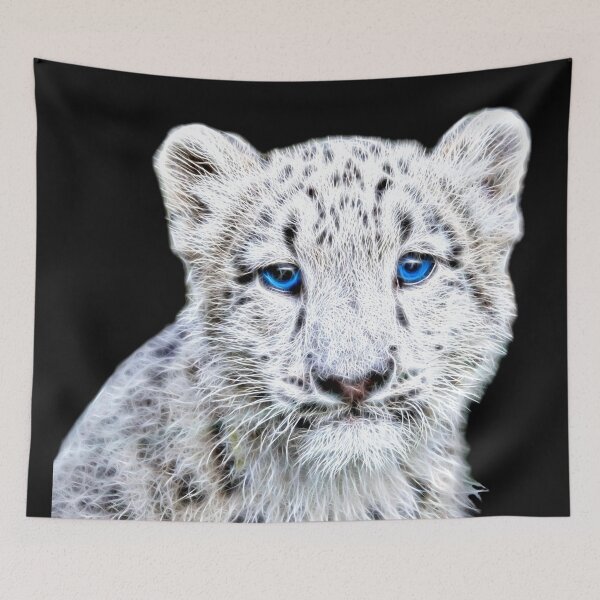 Item preview, Snow Leopard Cub by Orikall designed and sold by HippieWorks.