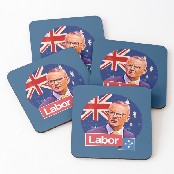 Item preview, Australian Labor Party  Anthony Albanese  Australian flag retro 2022     designed and sold by OnaFilloys.