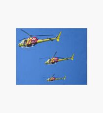 Helicopter Trio Art Board