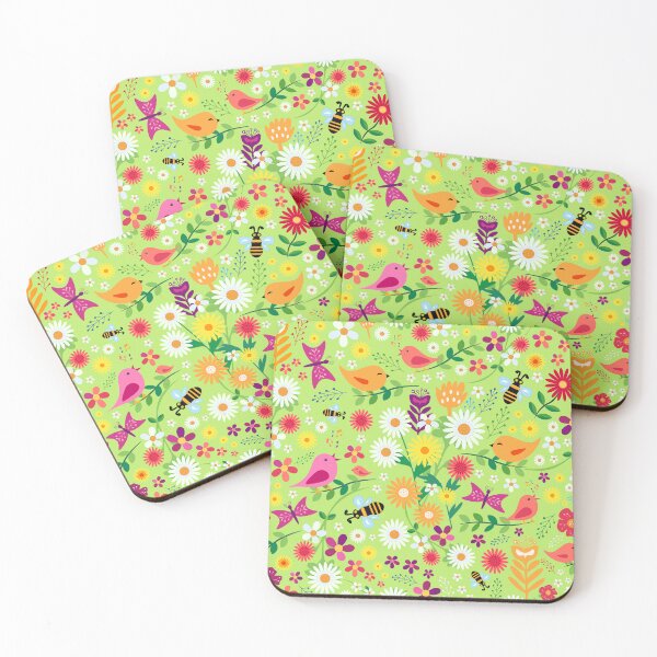 Item preview, Blooming Spring Flower Garden Pattern designed and sold by prirajdesigns.