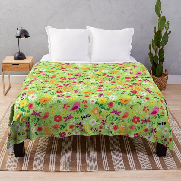 Item preview, Blooming Spring Flower Garden Pattern designed and sold by prirajdesigns.