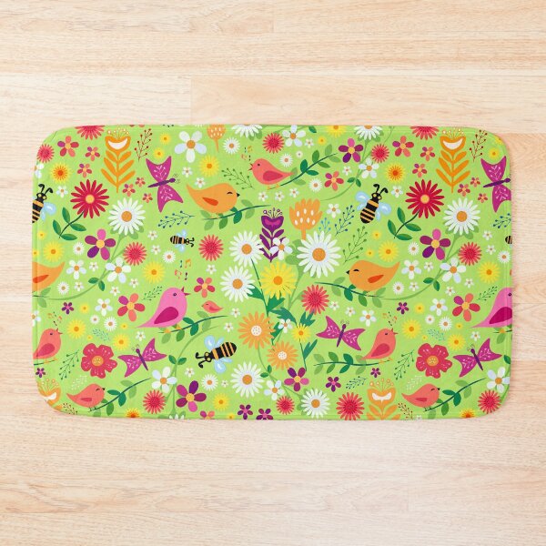 Item preview, Blooming Spring Flower Garden Pattern designed and sold by prirajdesigns.