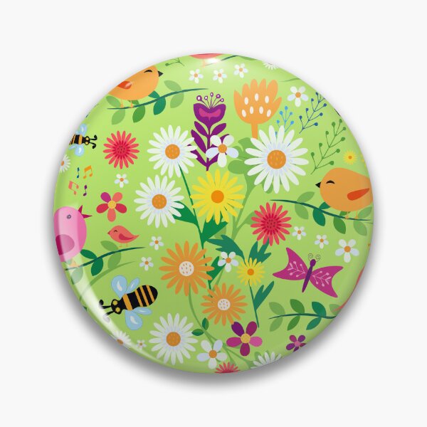 Item preview, Blooming Spring Flower Garden Pattern designed and sold by prirajdesigns.