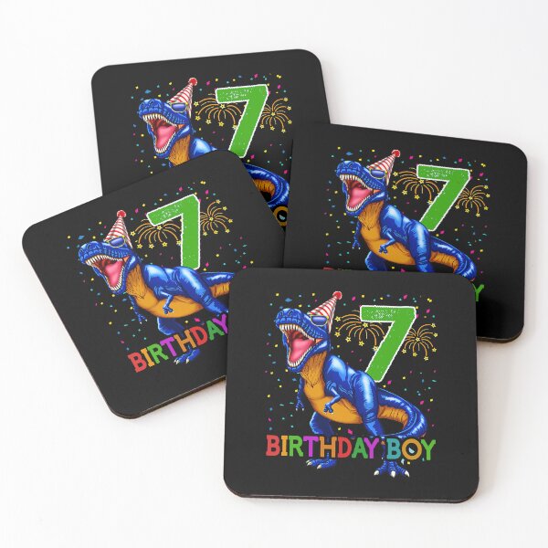 Item preview, Rawr Im 7 Dinosaur 7th Birthday Party 7 Year Old Gifts designed and sold by HugheDemeyer.