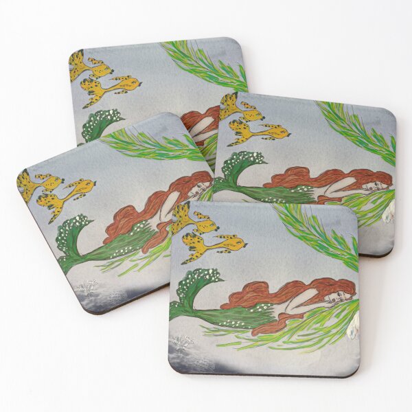 Item preview, Sleepy Mermaid designed and sold by Rosalie Scanlon.