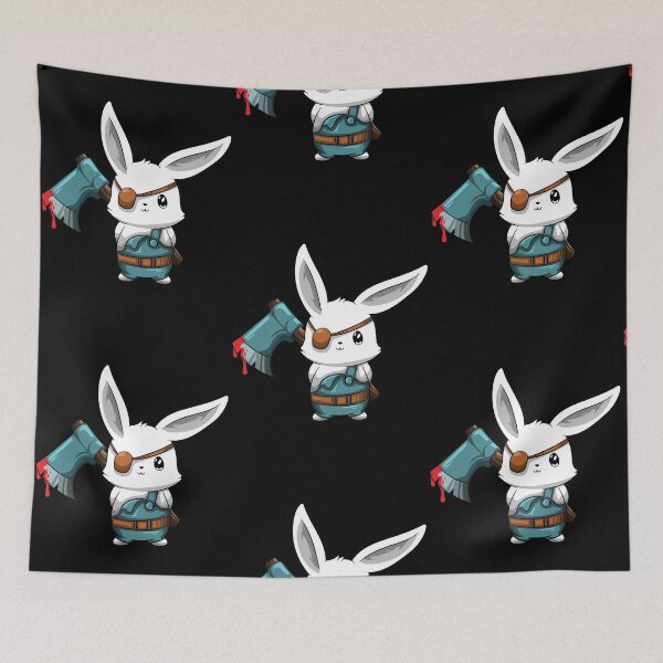 Item preview, Killer Bunny With Axe - Halloween Horror  designed and sold by DarleneCh87691.