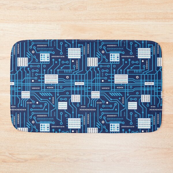 Item preview, Computer Circuit Boards Blue designed and sold by VintageStyle.
