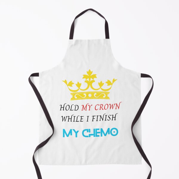 Item preview, hold my crown while i finish my chemo - Sticker designed and sold by Merry Moon Store.