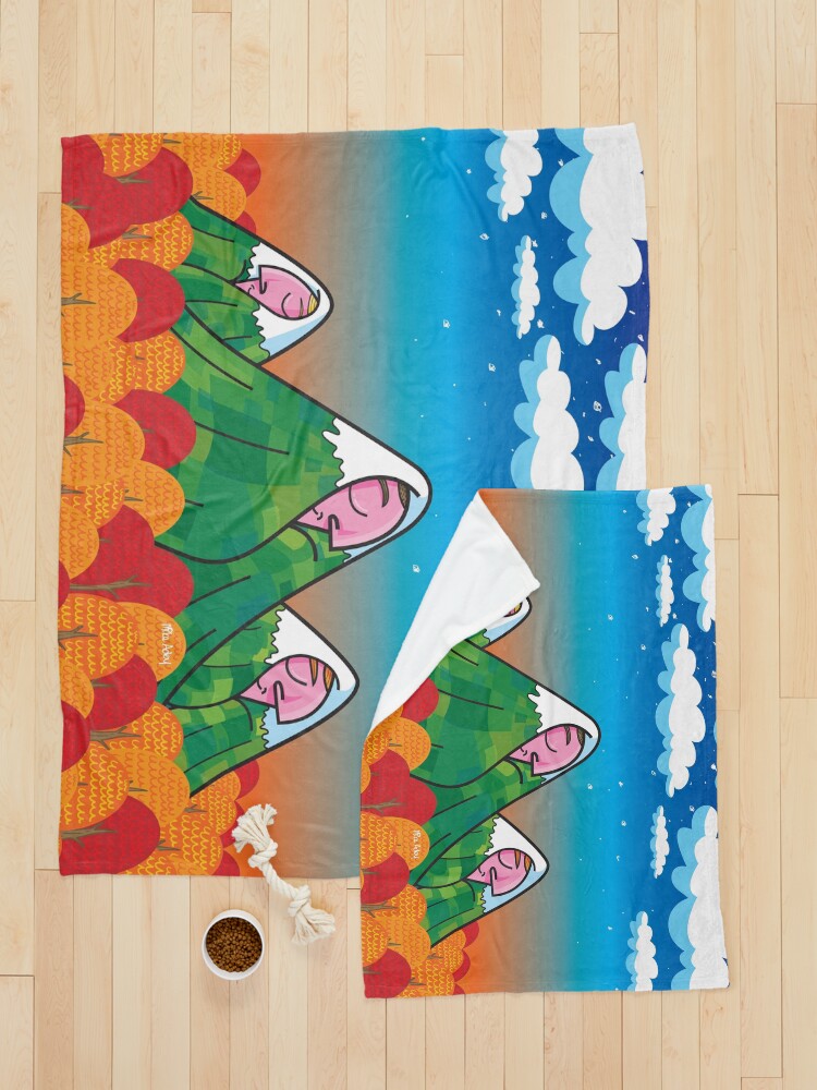 Alternate view of Sleeping giants Pet Blanket