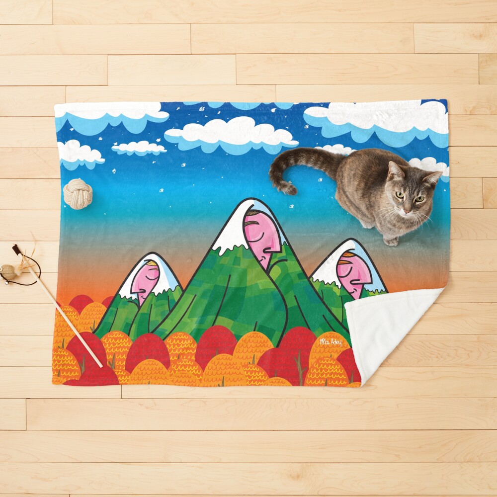 Sleeping giants Pet Blanket