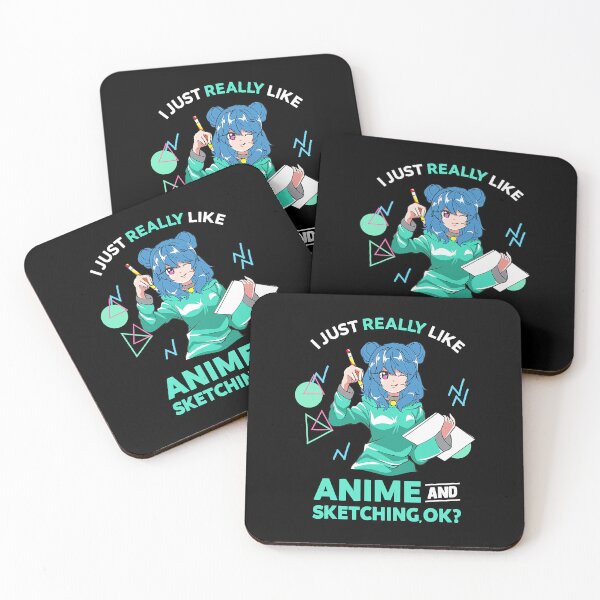 Item preview, I Just Really Like Anime and Sketching Ok designed and sold by fultond.
