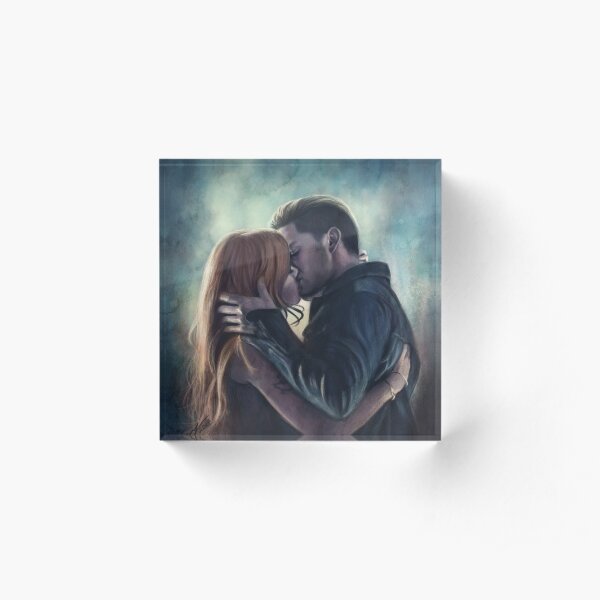Clary & Jace Acrylic Block