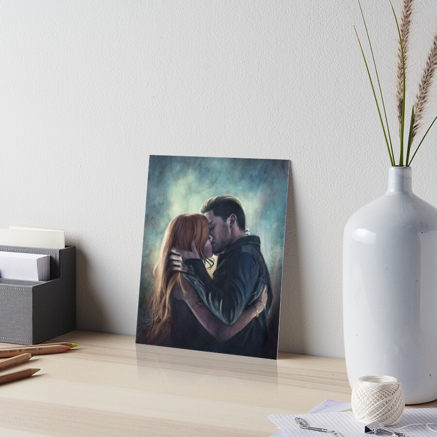 Clary & Jace Art Board Print