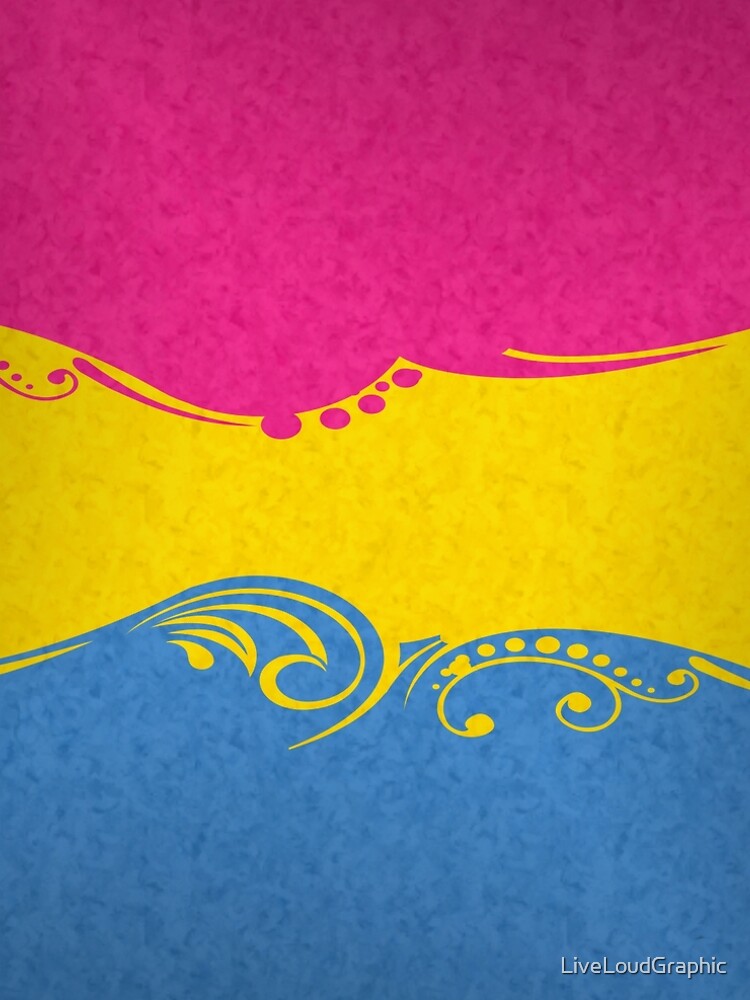 Pansexual Ornamental Flag by LiveLoudGraphic