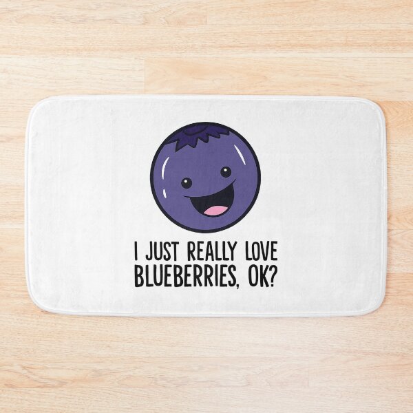 Item preview, I Just Really Like Blueberries Ok Kawaii Blueberry designed and sold by fultond.