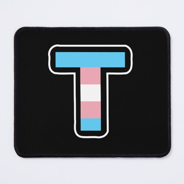 Item preview, Big Trans T in LGBTQIA Pride Flag Colors designed and sold by MyThingNow.