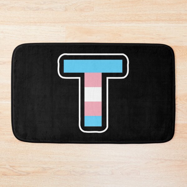 Item preview, Big Trans T in LGBTQIA Pride Flag Colors designed and sold by MyThingNow.