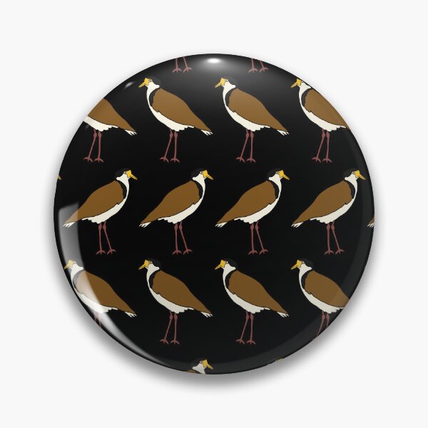 Item preview, Plover Pattern on Black designed and sold by Digitaldingo.