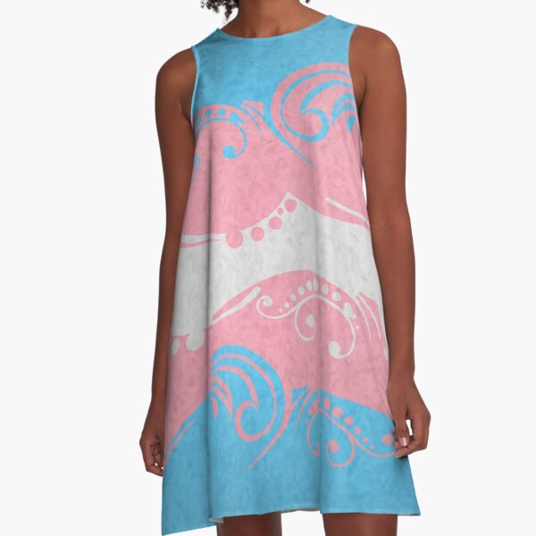 in dieser ausgefallenen Version A-Linien Kleid