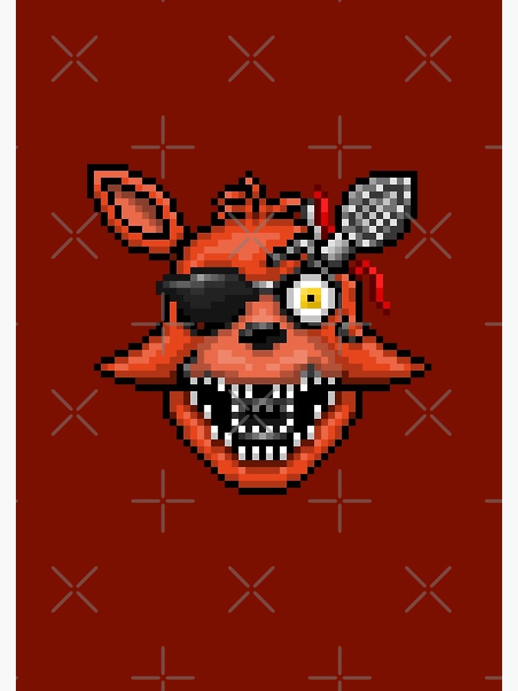 Five Nights at Freddys 4 - Mini Freddy - Pixel art Poster for