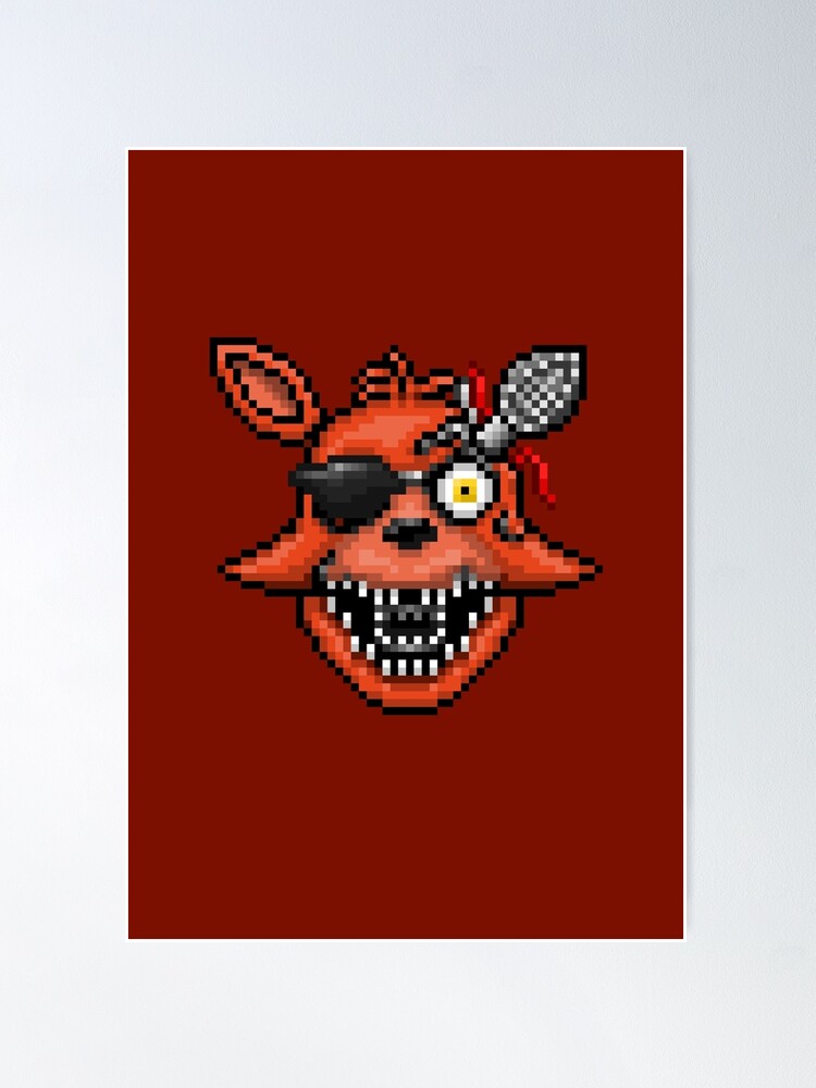 Withered foxy pixel art