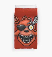 Five Nights at Freddy's 2 - Pixel art - Foxy Duvet Cover
