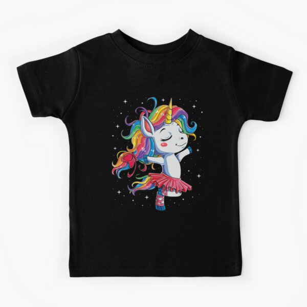 Vista previa del artículo con la obra «Bailarina de ballet Unicornio Niños Niñas Arco iris Bailarina», diseñado y vendido por Kearney Pridgen.