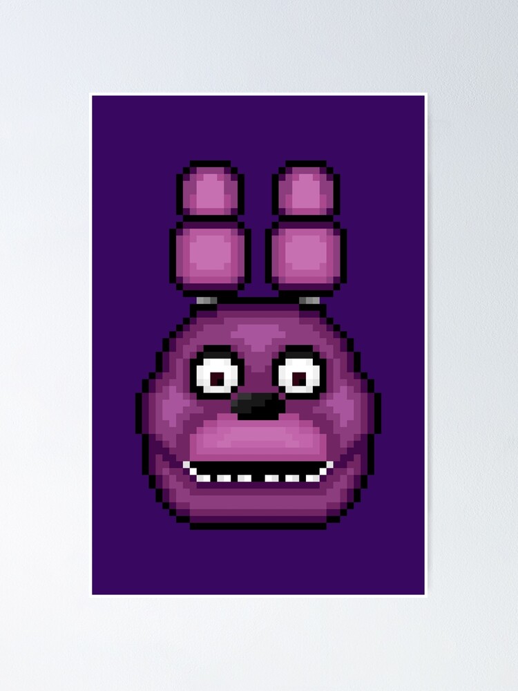 Five Nights at Freddys 4 - Nightmare Fredbear - Pixel art Poster for Sale  by GEEKsomniac