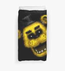 Five Nights at Freddy's 1 - Pixel art - Golden Freddy 2 Duvet Cover