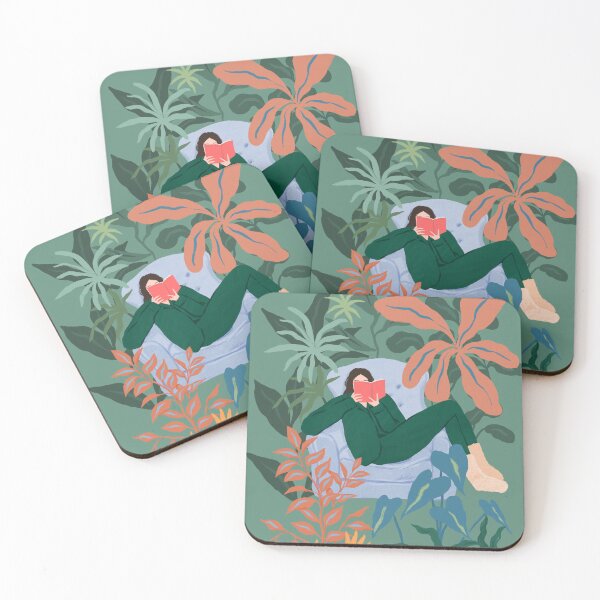 Item preview, Reading in Jungle designed and sold by SunLee Art.