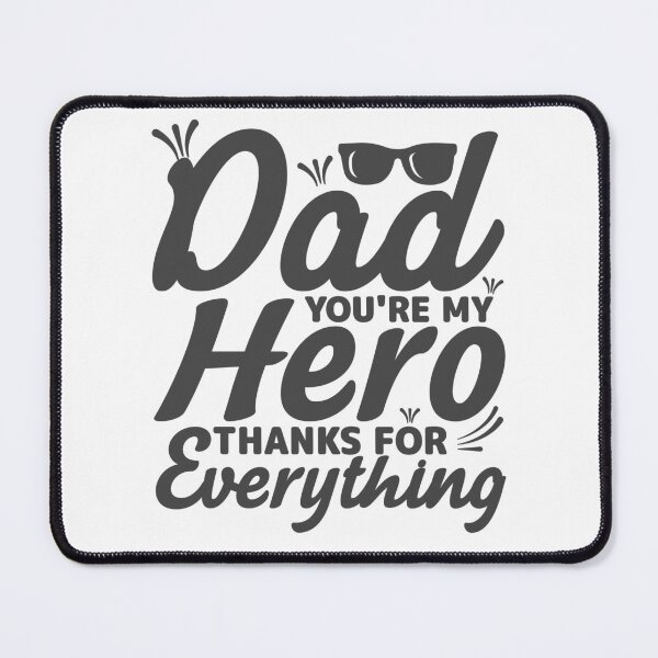 Item preview, dad you're my hero thanks for everything Gift for Fathers designed and sold by Kezichy.