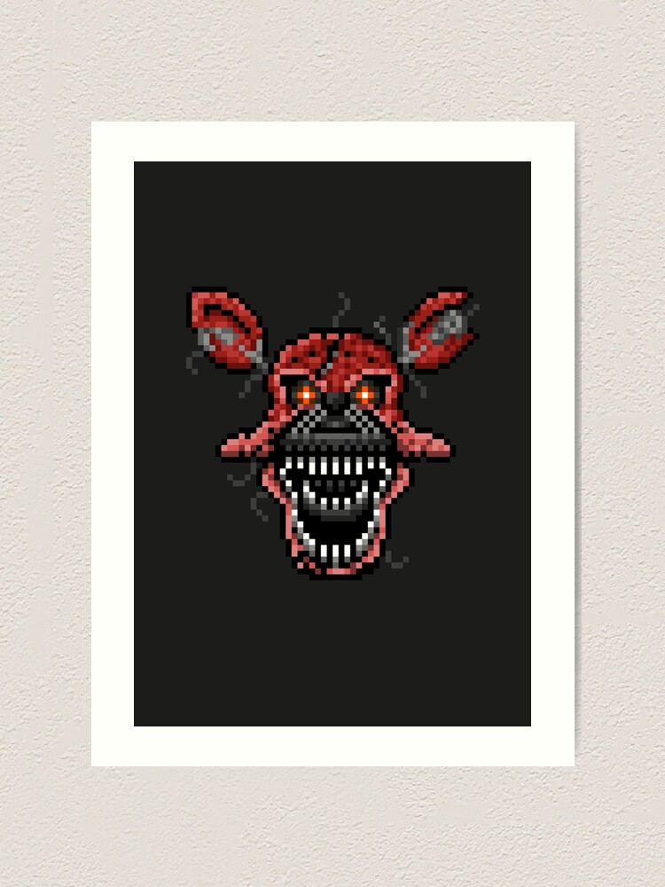 Five Nights at Freddys 4 - Nightmare! - Pixel art Art Print for Sale by  GEEKsomniac