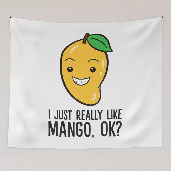 Item preview, I Just Really Like Mango Ok Love Mangos designed and sold by fultond.