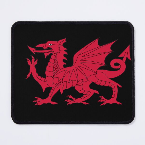 Item preview, Red Welsh Dragon - Flag of Wales - Sport T-Shirt Sticker Bedspread Duvet designed and sold by deanworld.