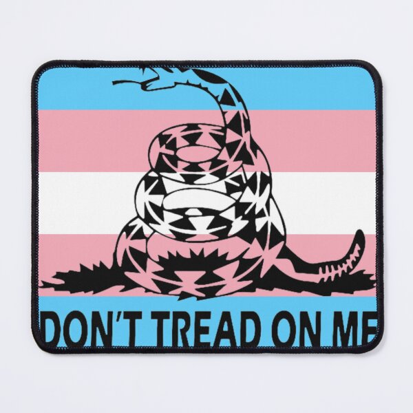 Item preview, Don't Tread on my Trans Pride designed and sold by Stickerdealerz.
