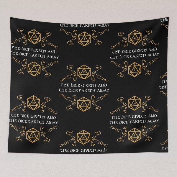 Item preview, D20 Dice Giveth And Taketh Away Funny Nerdy designed and sold by Kearney Pridgen.