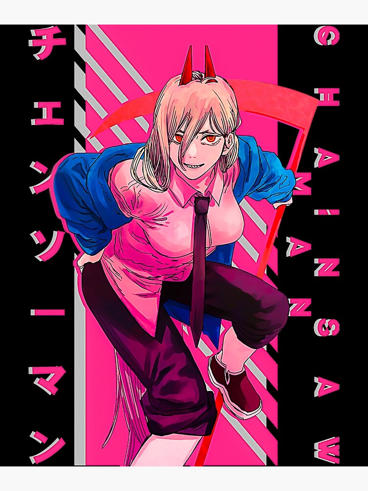 "Chainsaw Man Chainsaw Man anime anime" Poster by cicolascageo Redbubble