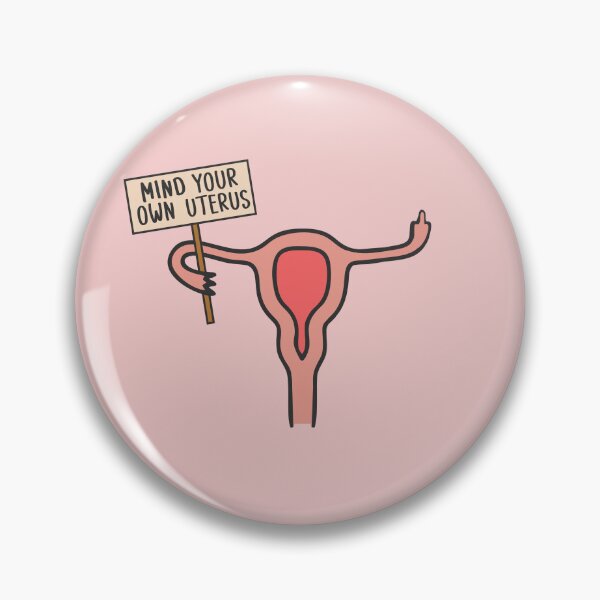 Item preview, Women's Rights Mind Your Own Uterus Middle Finger Proc Choice Feminist  designed and sold by alenaz.