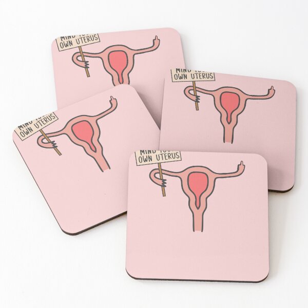 Item preview, Women's Rights Mind Your Own Uterus Middle Finger Proc Choice Feminist  designed and sold by alenaz.