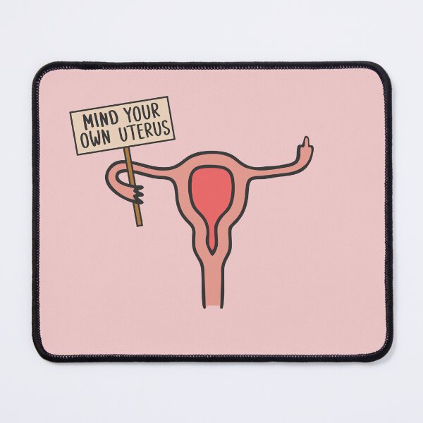 Item preview, Women's Rights Mind Your Own Uterus Middle Finger Proc Choice Feminist  designed and sold by alenaz.