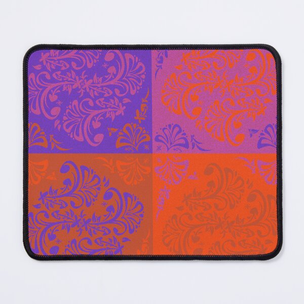 Item preview, Floral Motif 6 - violet/cerise designed and sold by 40degreesSouth.