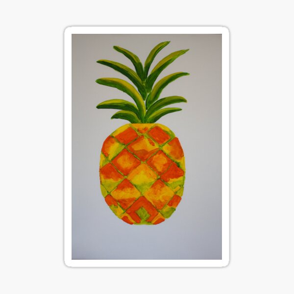 Golden Pineapple Sticker